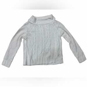 NWT Caren Sport 1X White Cable Knit Sweater